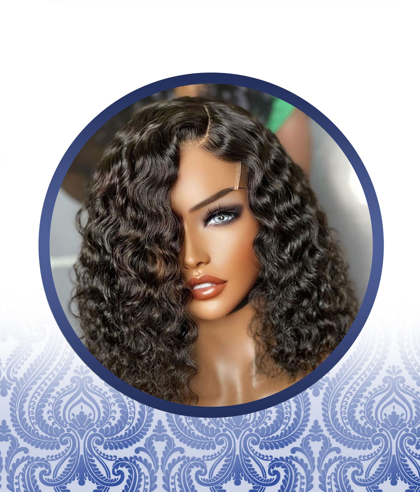 14" 4x4 Super Italian Curl Wig