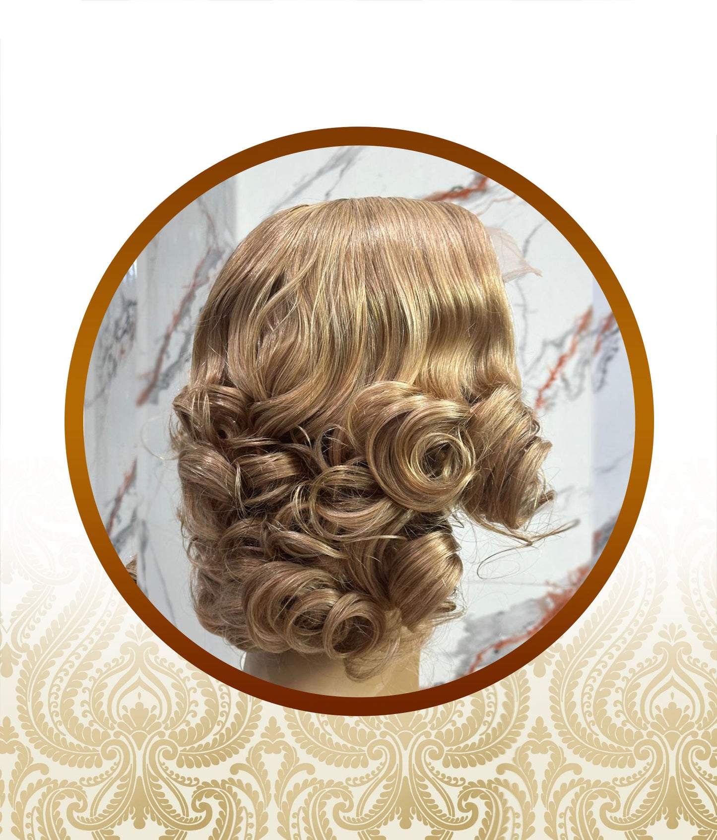 14" 5x5 Glueless Blond Bouncy Body-Loose Wave Double-Drawn Unit