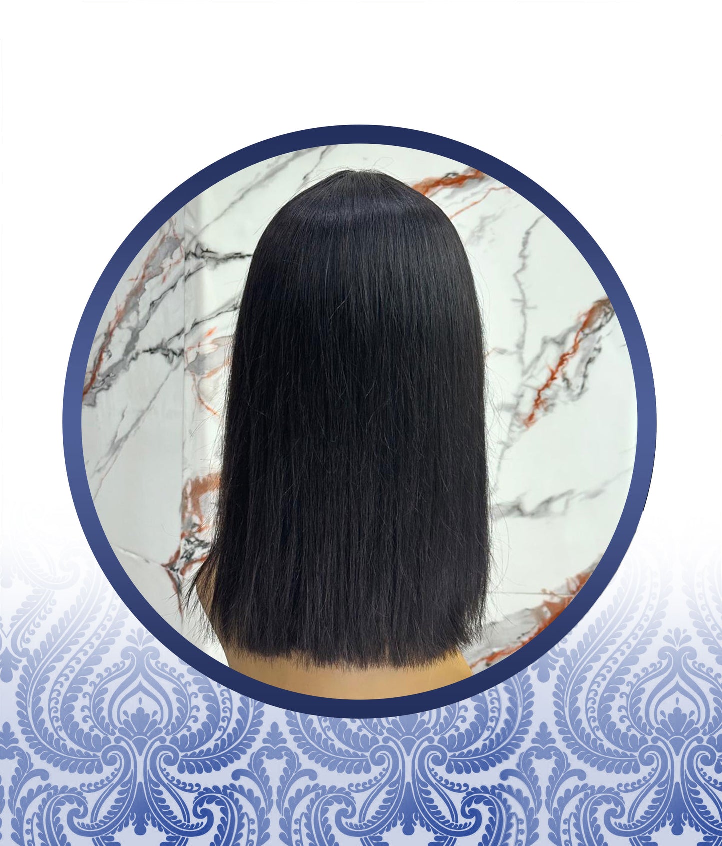 12" Fringe Bob Wig
