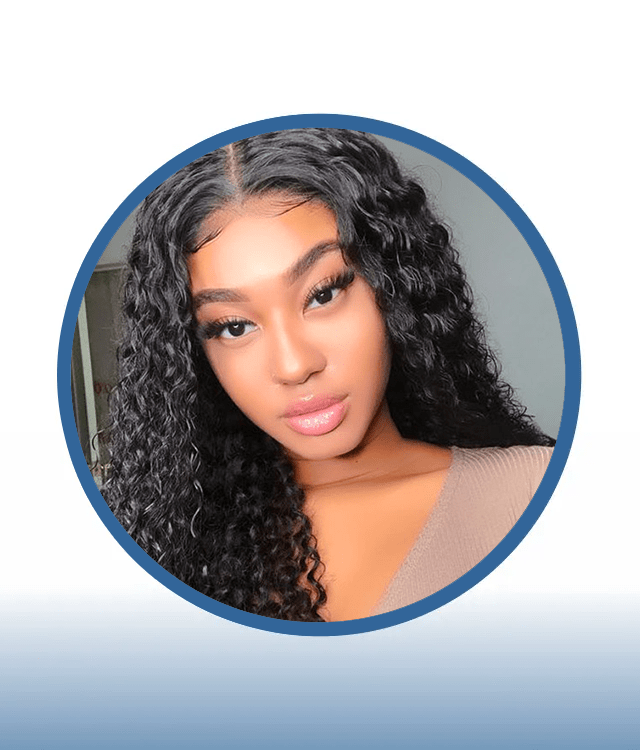 20" Italian Curl Lace Frontal Wig