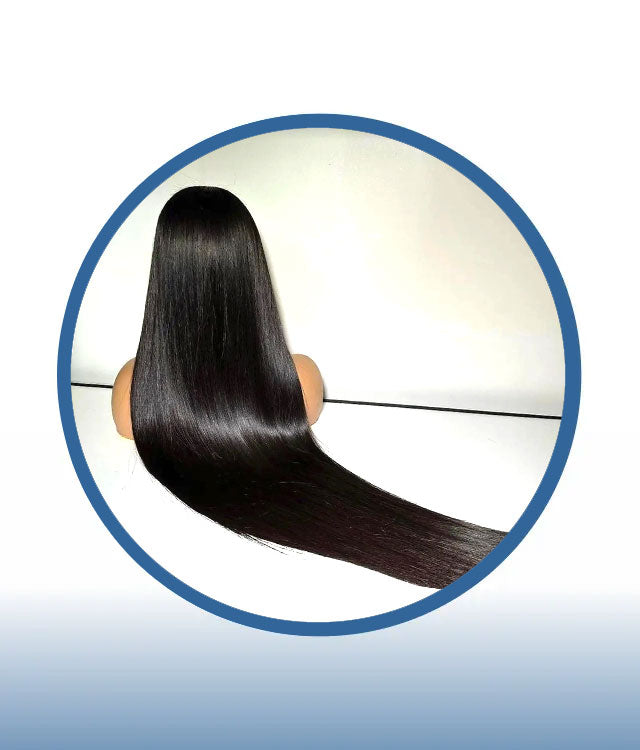 40" Soft Silky Straight Full Frontal Lace Wig