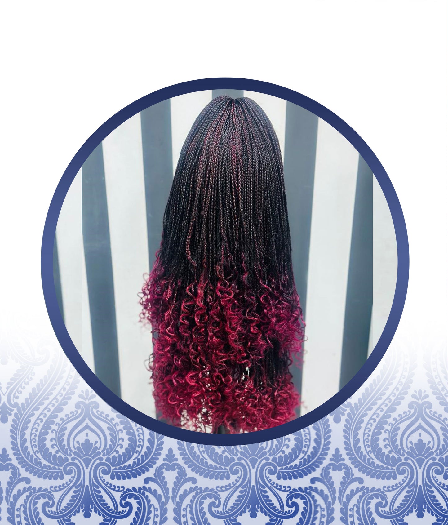 Braided Full Frontal Singles Wig
