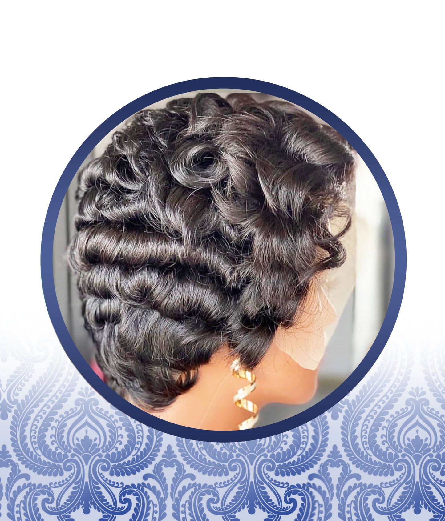 Glueless Curled Short Lace Frontal Pixie Cut