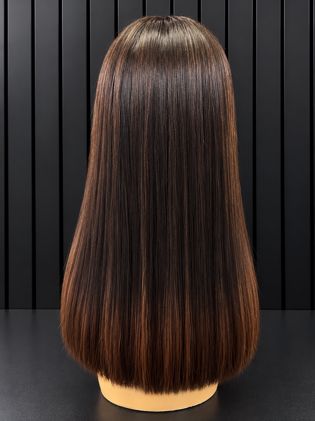 Vietnamese Ombré Straight Wig with Bangs