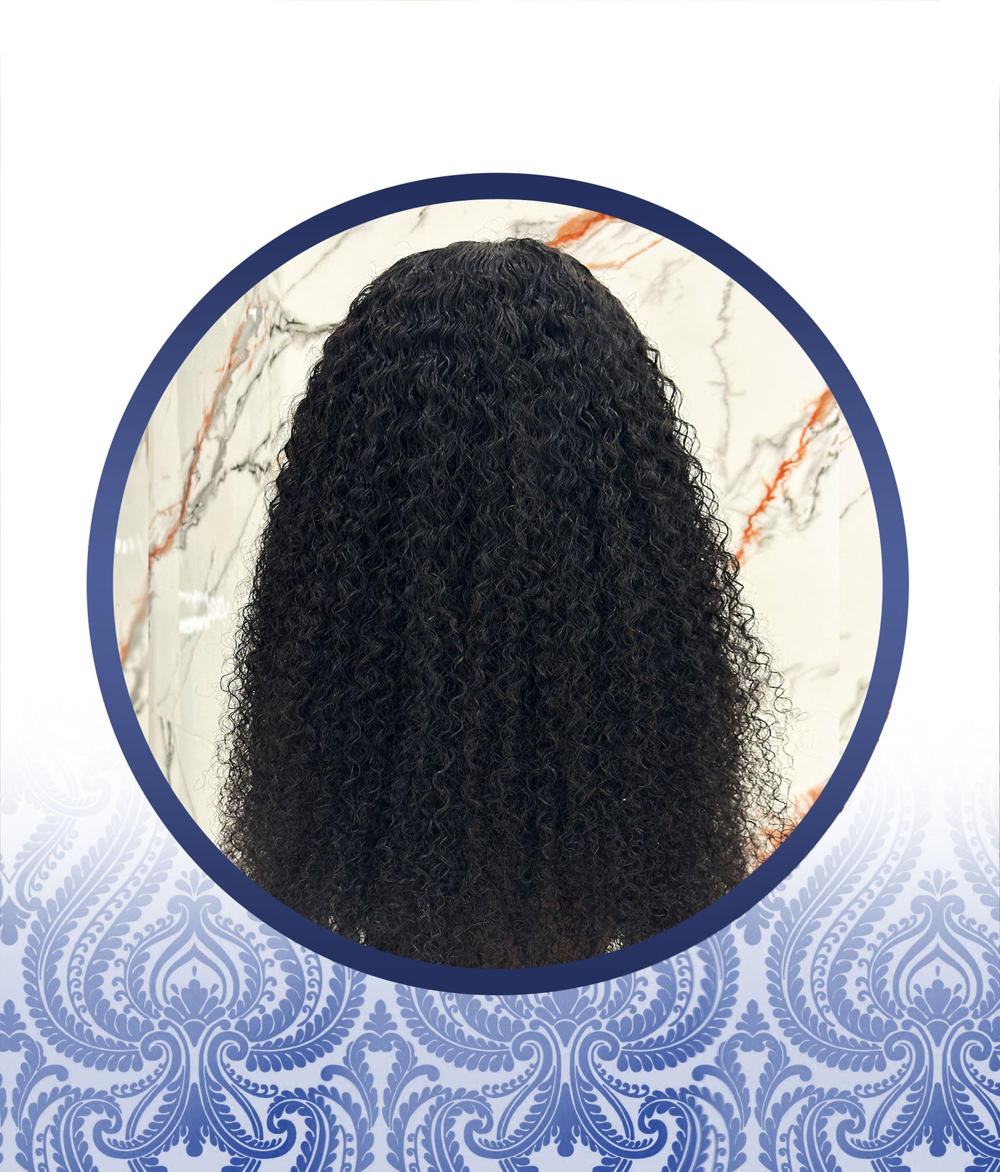 24 inch 4×4 Side-Part Ready-to-Go Glueless Kinky Wig