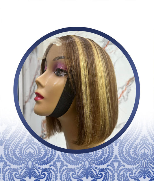 10 inch 4x4 Highlighted Straight Bob