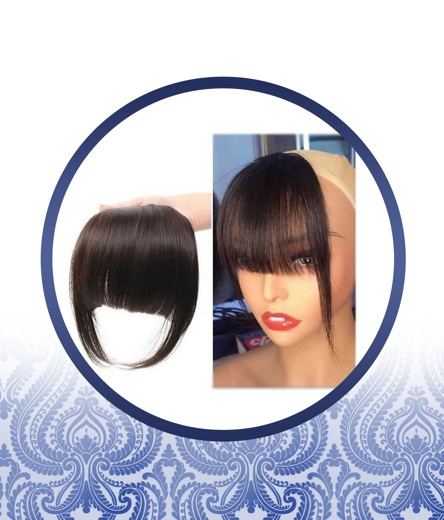 14" 3in1 Look 4x4 Straight Lace Bob Wig