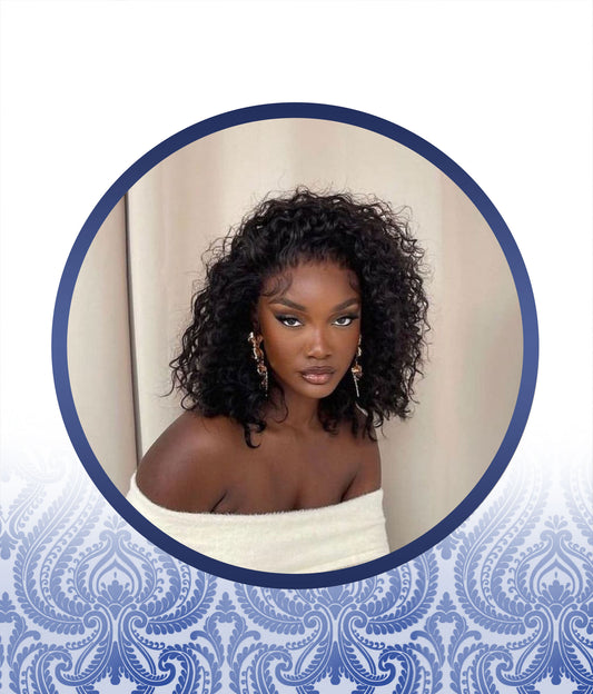 12" Italian Curl wear-and-go Lace Frontal Wig