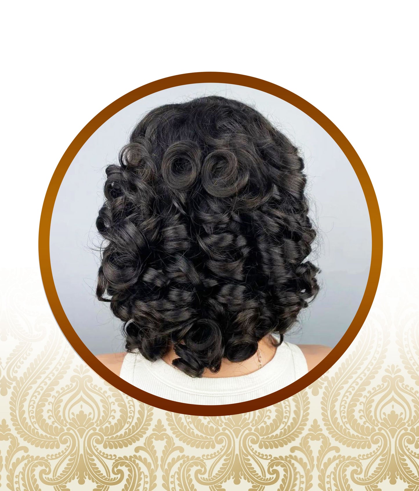 14"  Peruca 13x4 Glueless Bouncy Loose Double-Drawn Unit