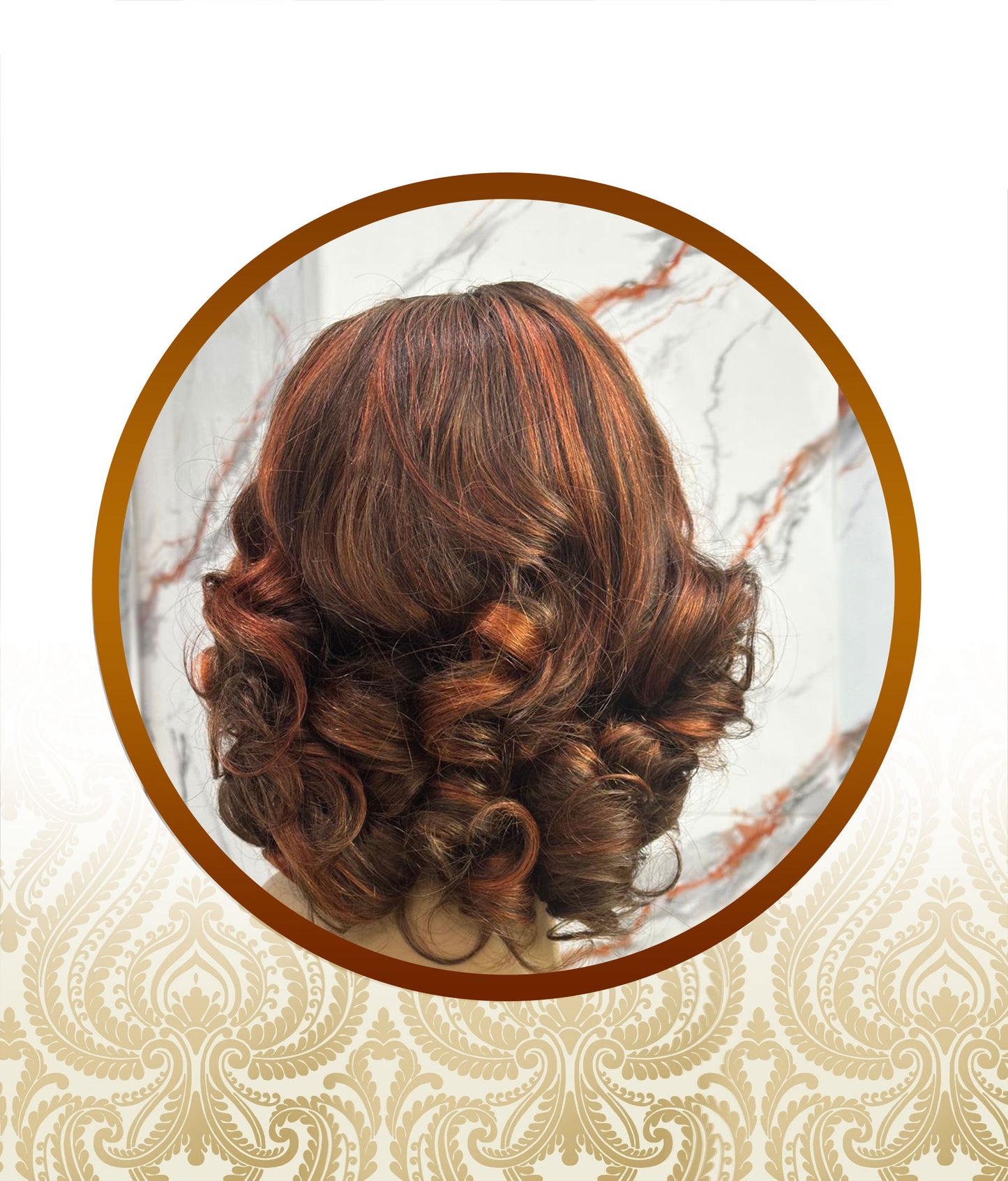 14″ 5×5 Glueless mixed highlighted Bouncy Body-Loose Wave Double-Drawn Unit