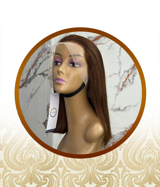 12" Chocolate Brown Frontal Vietnamese Wig