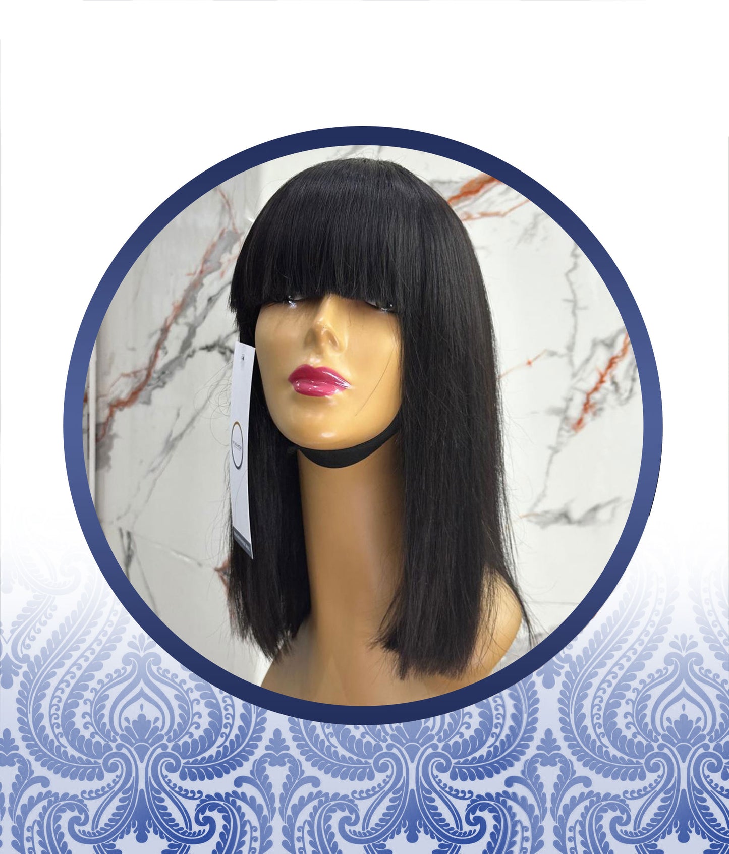 12" Fringe Bob Wig