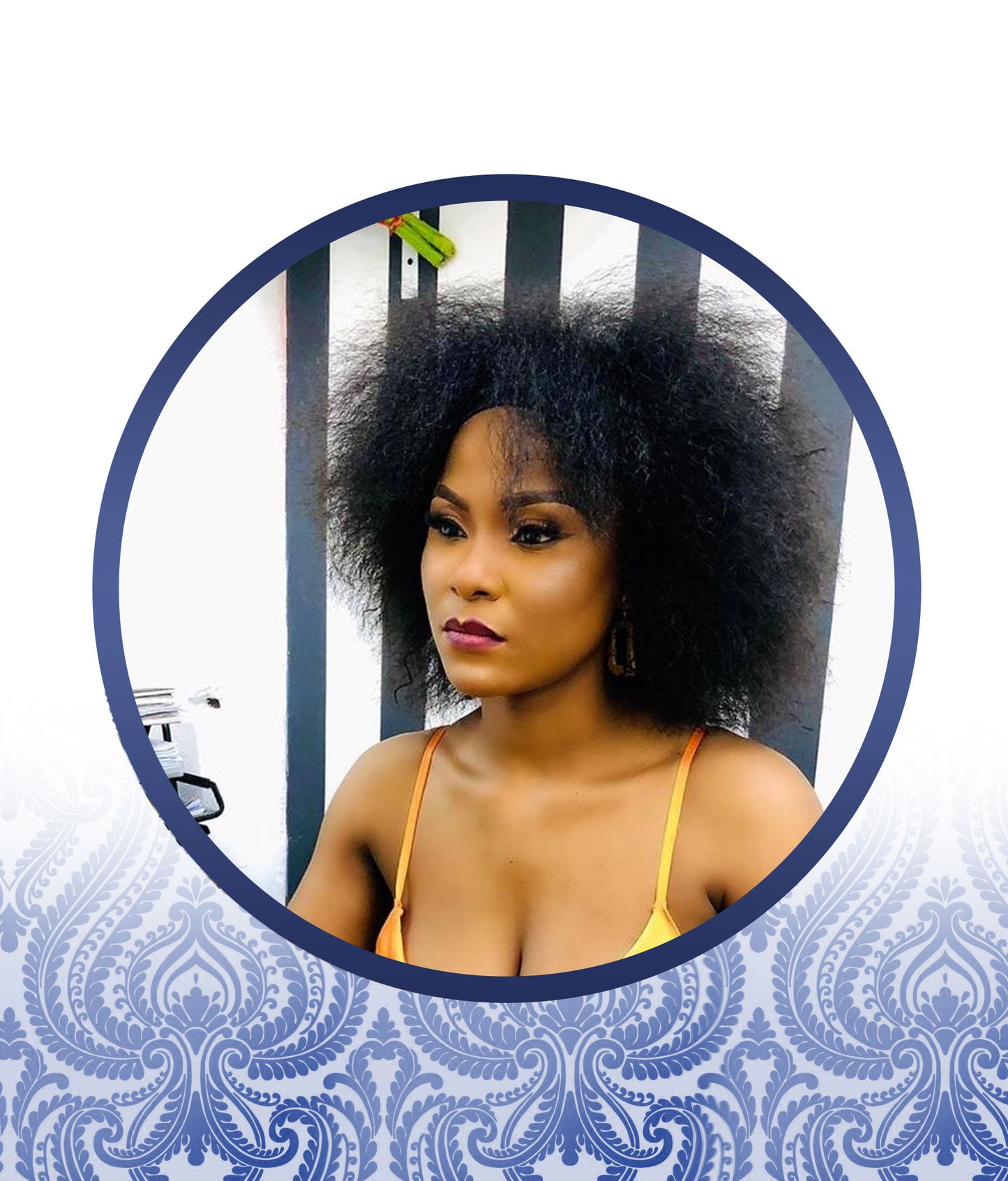 Natural Afro Glueless Wig