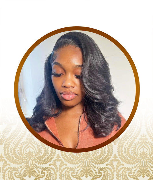 16" GLUELESS READYTOGO DOUBLE DRAWN LUXURY LOOSE-WAVE FRONTAL UNIT