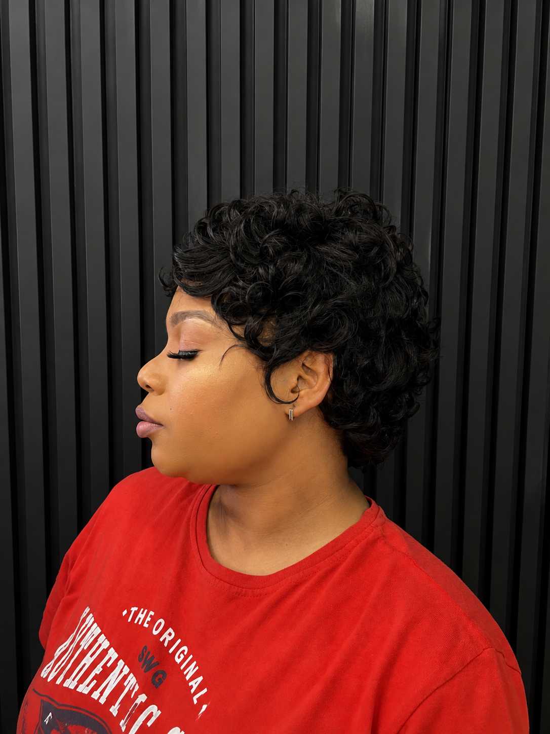 CURLY WEAR & GO PIXIE WIG