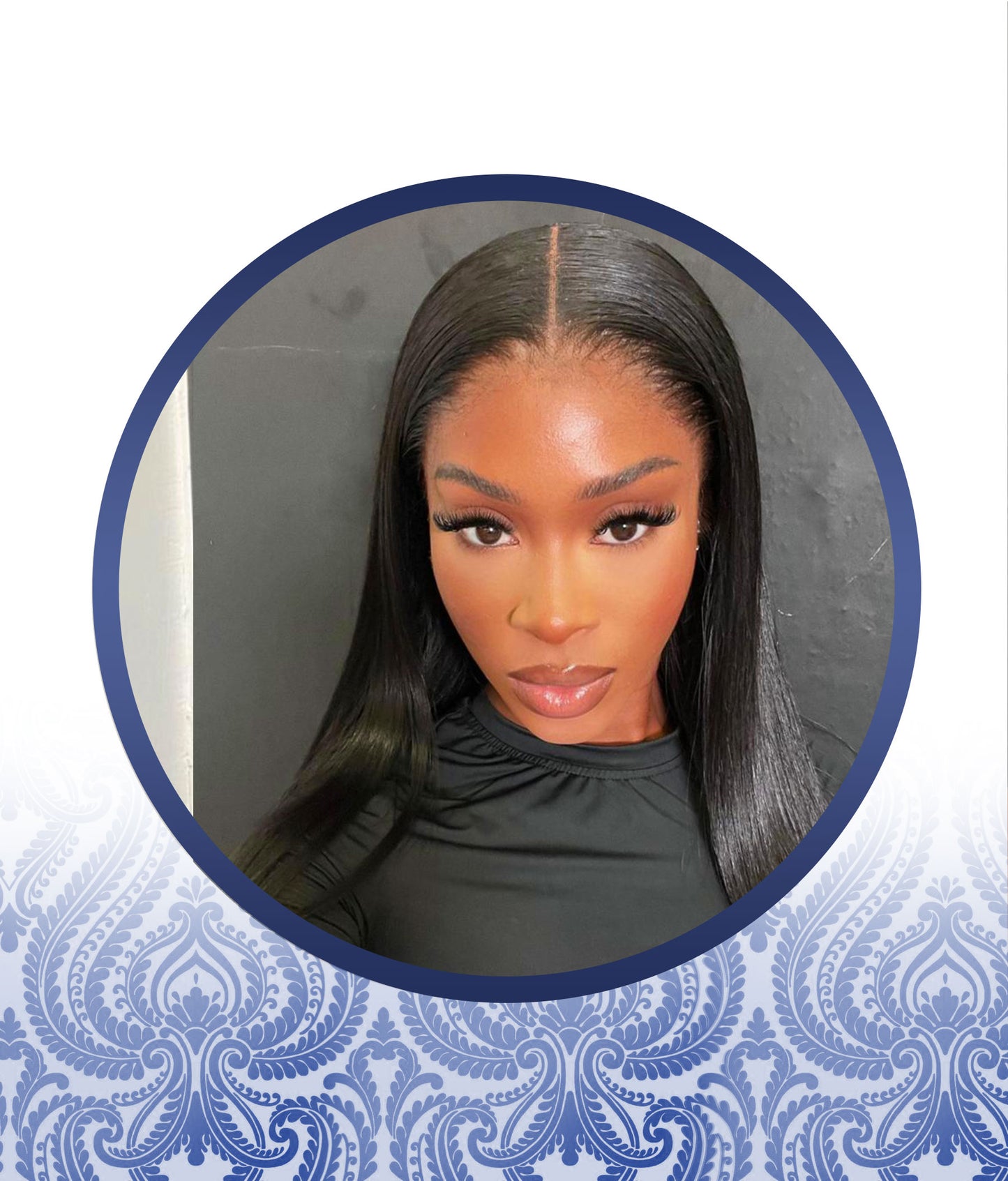 20" Straight Lace Frontal Wig