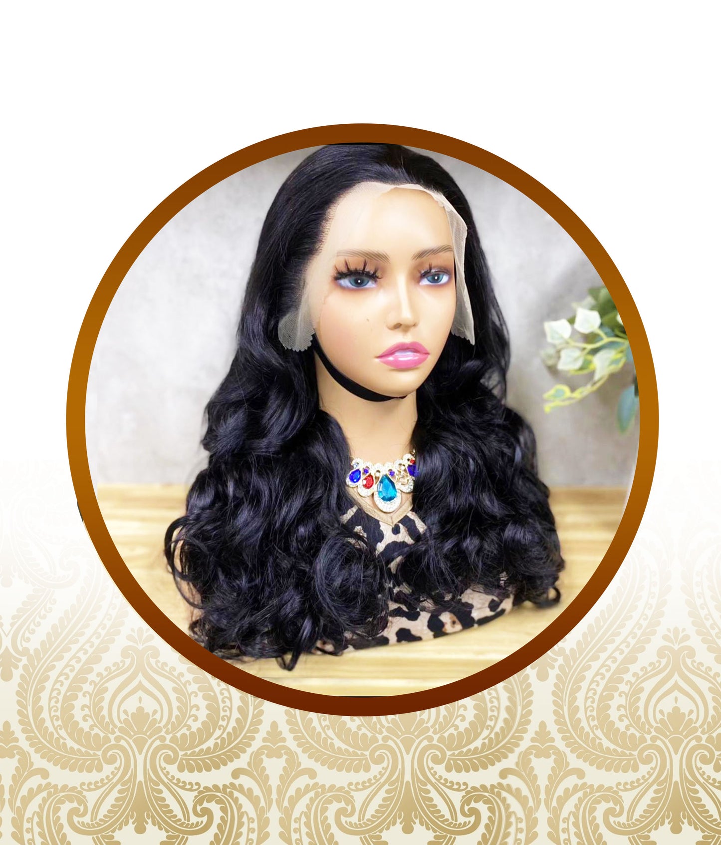 24" Glueless Bouncy Body-Loose Wave Double-Drawn Unit