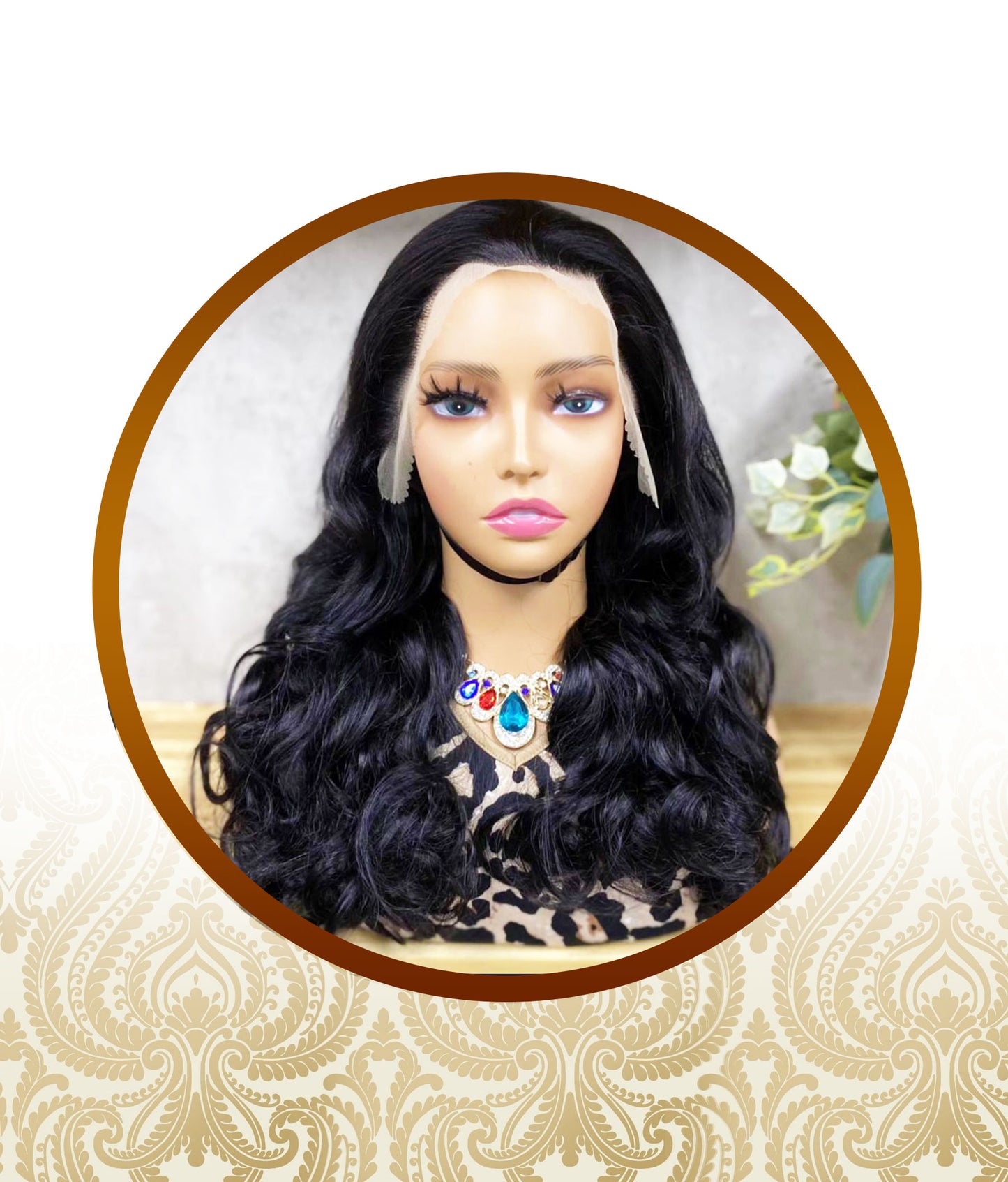 24" Glueless Bouncy Body-Loose Wave Double-Drawn Unit