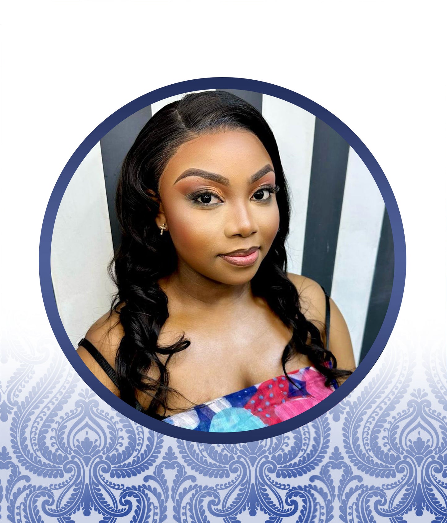 22" Gorgeous Glueless Peruvian Lace Frontal Loose Wave Wig