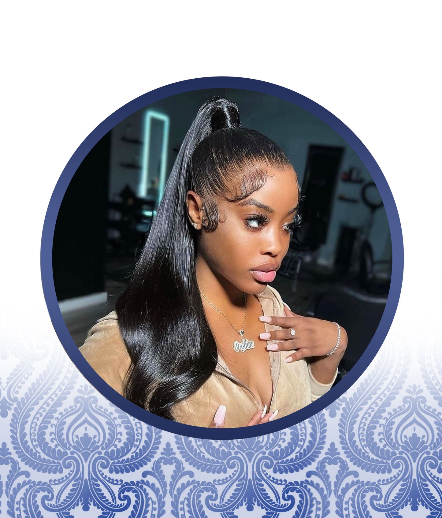 24" Straight Ponytail