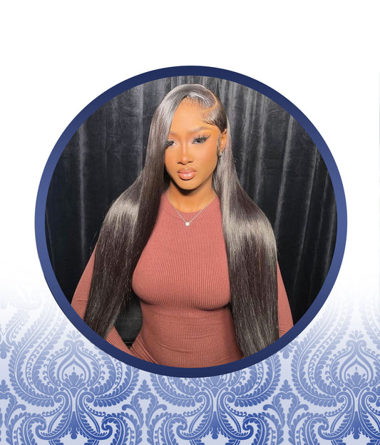 40" 13x4 Natural Color Lace Frontal Wig