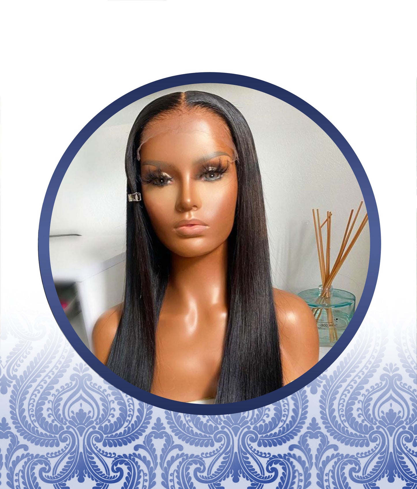 30" Straight Lace Frontal Wig