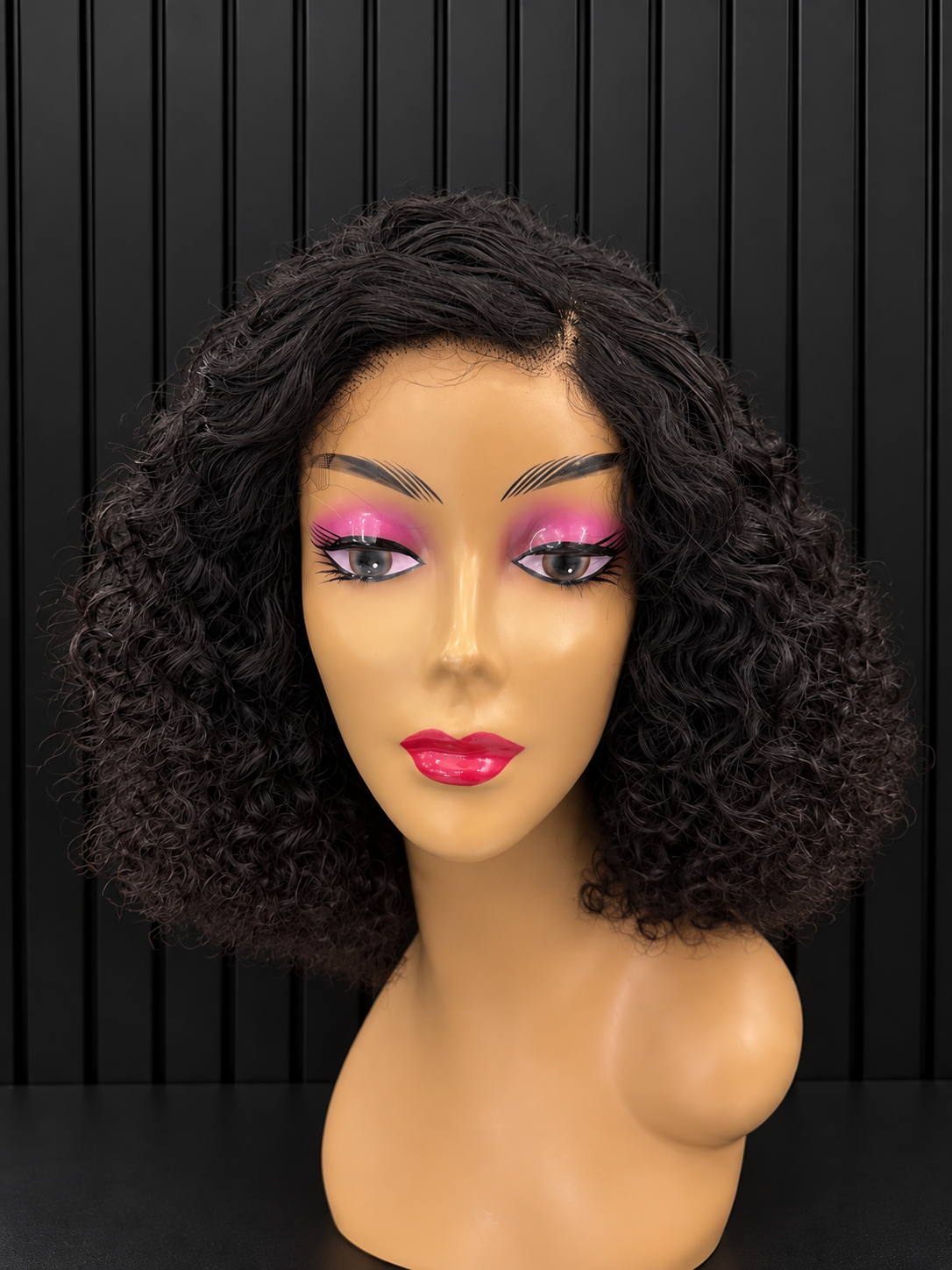 12” 5x5 GLUE-LESS WEAR AND GO MALAYSIAN DEEP CURL WIG