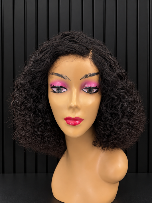 12” 5x5 GLUE-LESS WEAR AND GO MALAYSIAN DEEP CURL WIG