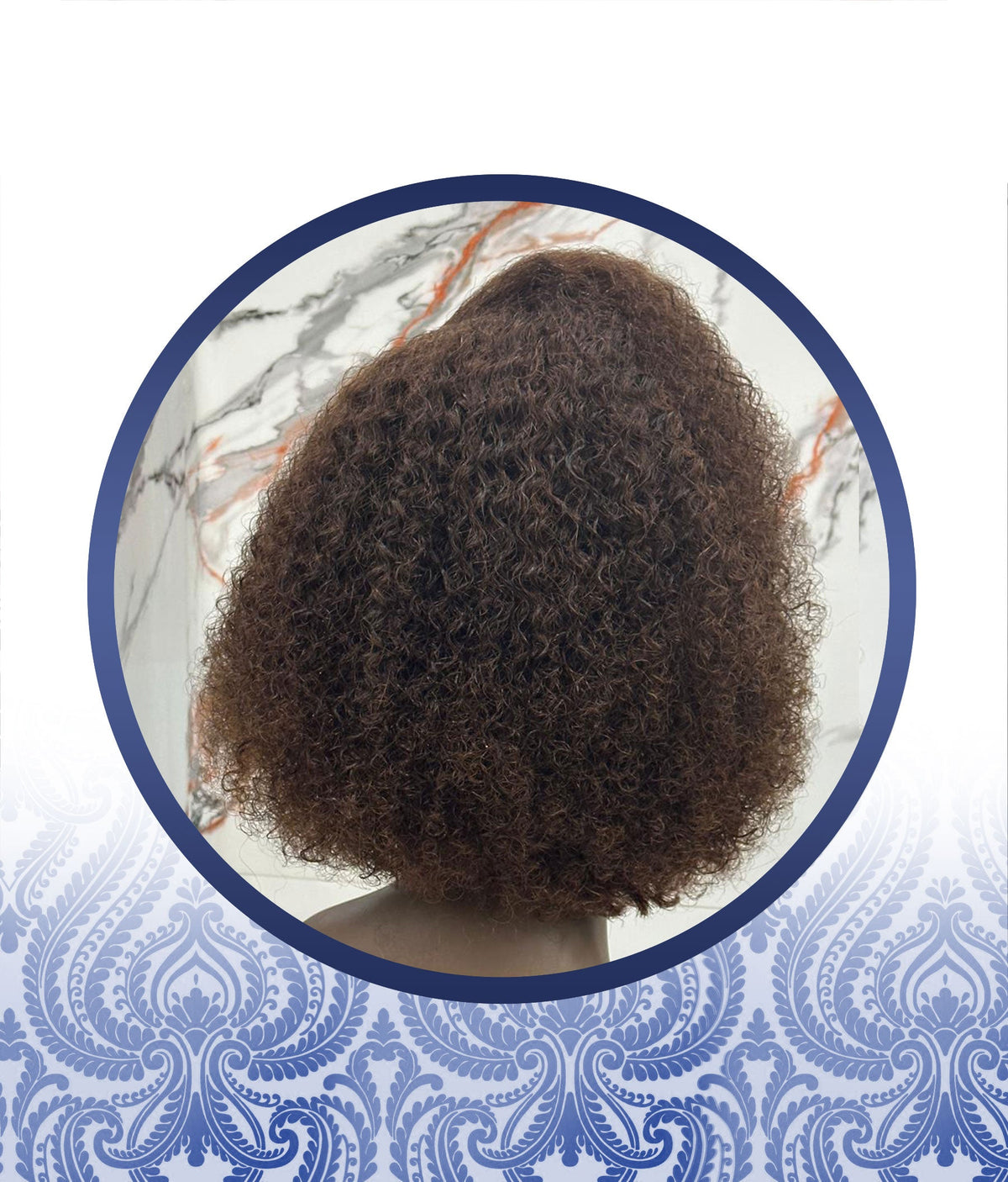 Kinky 4x4 Chocolate Brown Side-Part Ready-to-Go Glueless Bob
