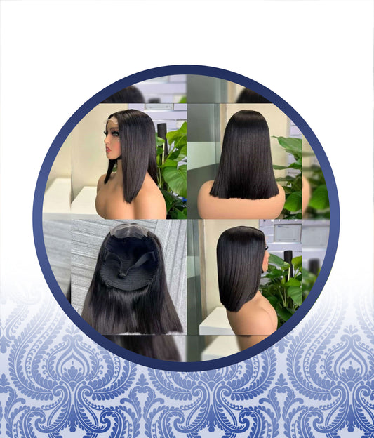14" Glue-less 4x4 Peruvian Lace Wig