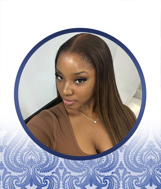 22 inch Glueless Chocolate Brown Peruvian Lace Frontal Wig