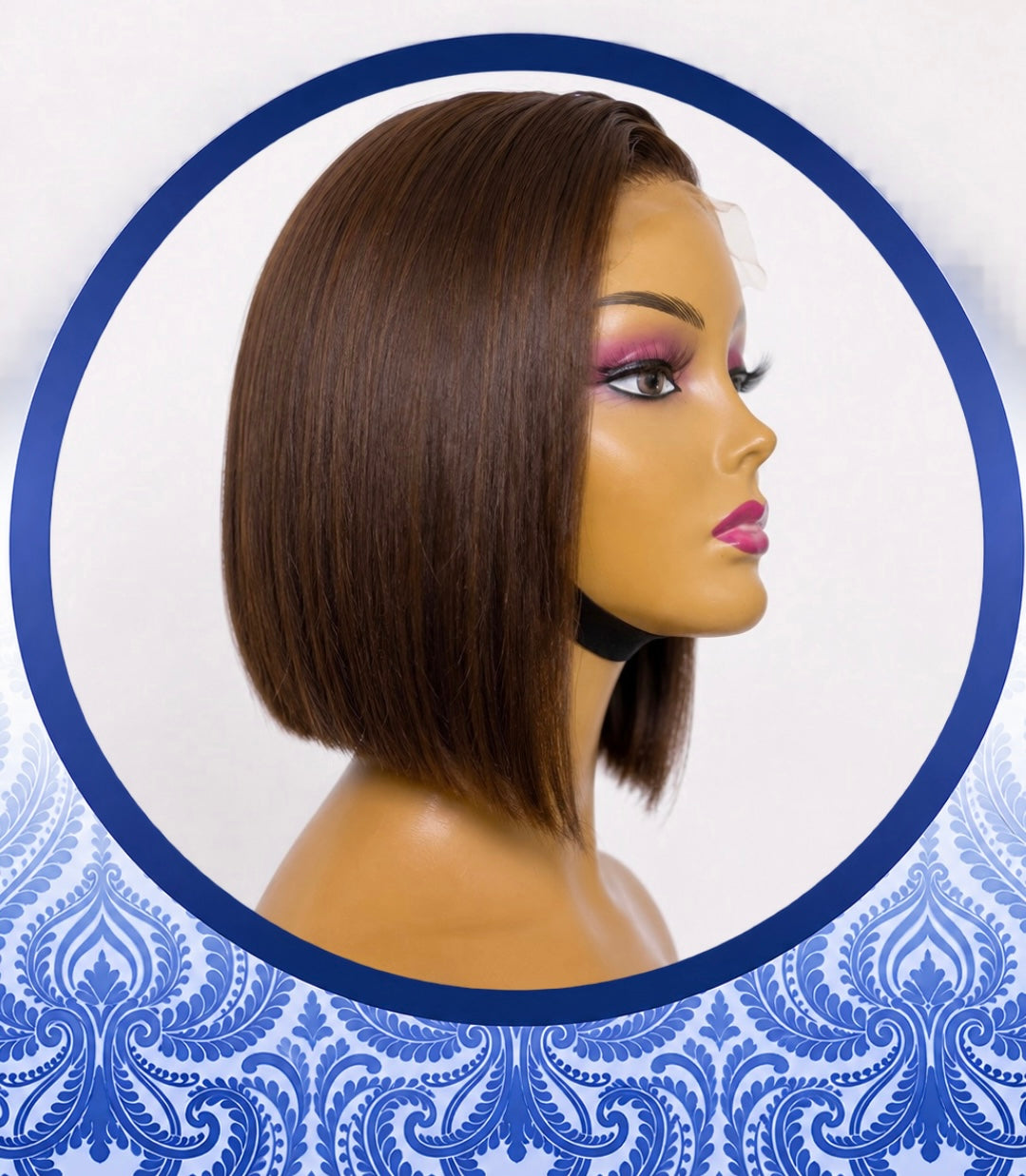 10” 4x4 wear-and-go color 4 bob wig