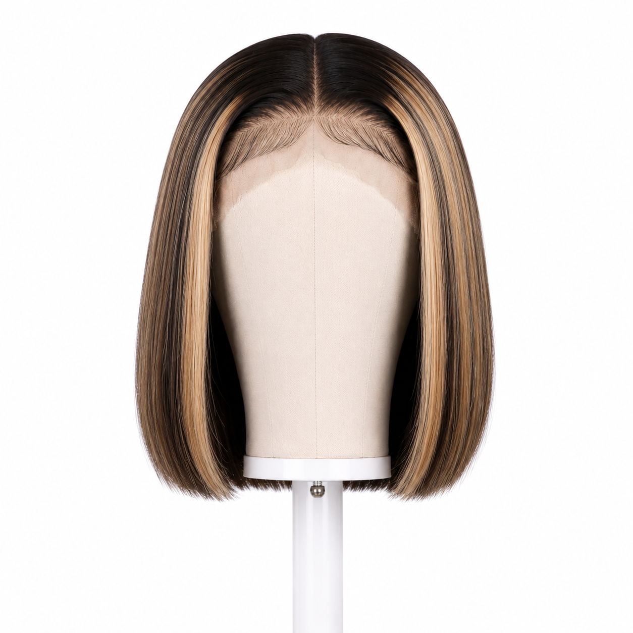 5x5 Mixed colour Donor Bob wig 10"