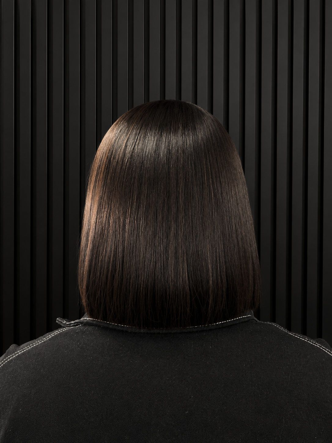13x4 Raw Single Donor Straight Bob Peruca Natural 10"