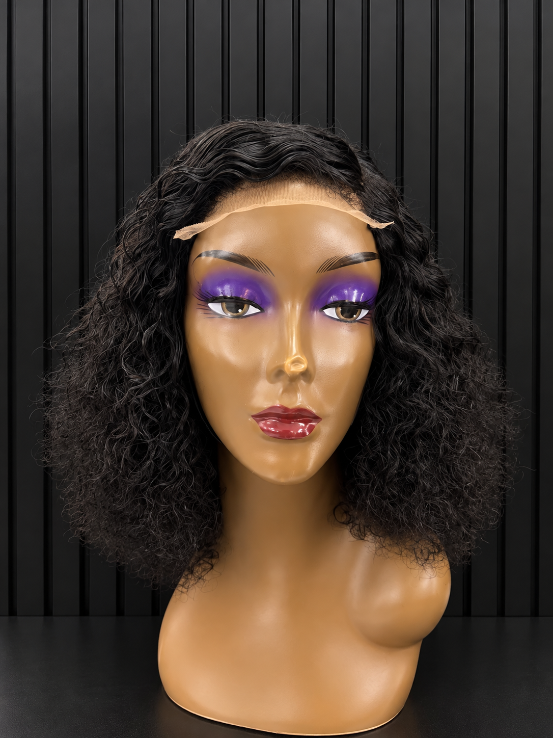 12” 5x5 WATERWAVE GLUE-LESS WEAR AND GO MALAYSIAN CURL WIG