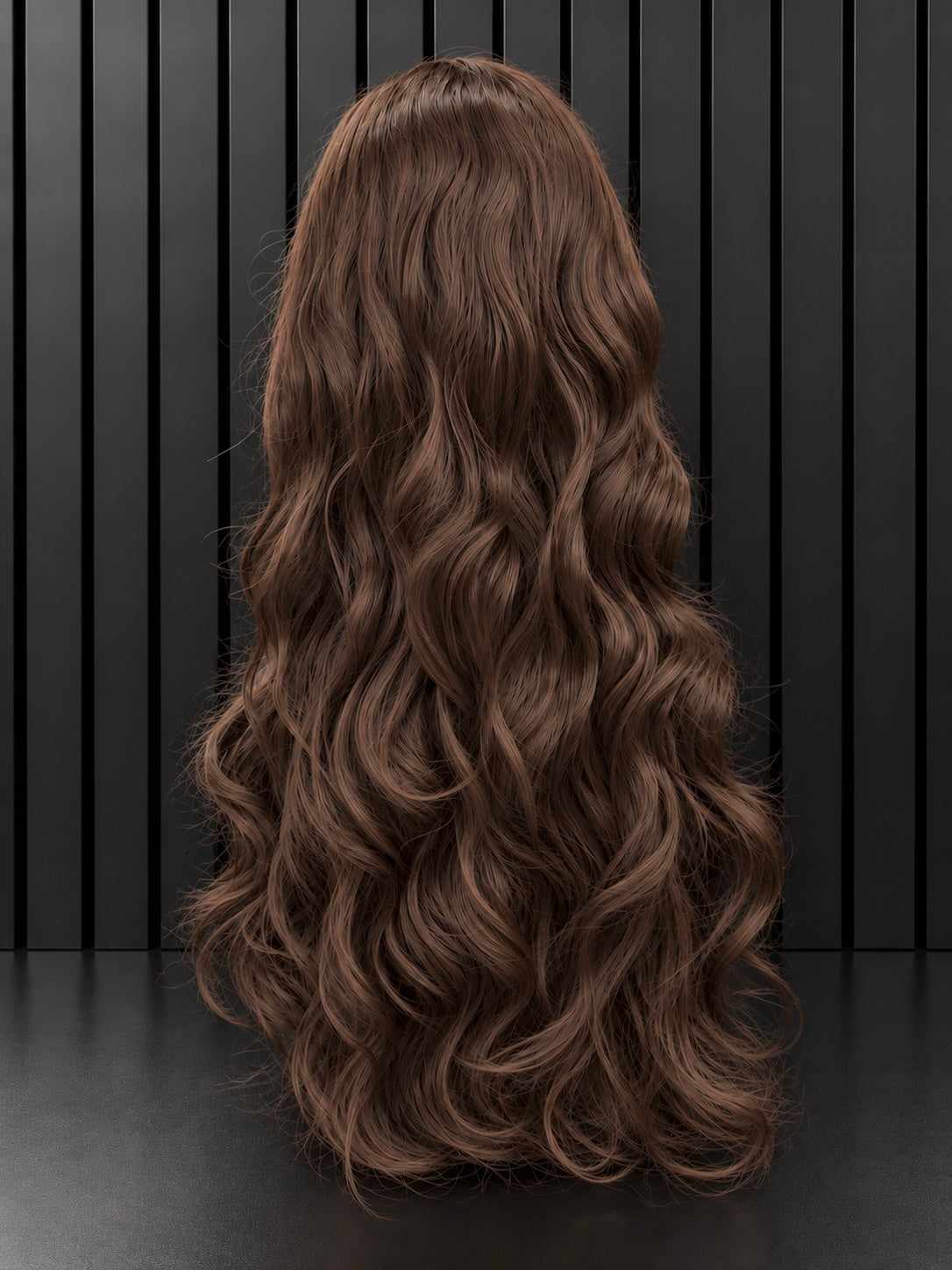 HUMAN HAIR BLEND- CHOCOLATE BROWN