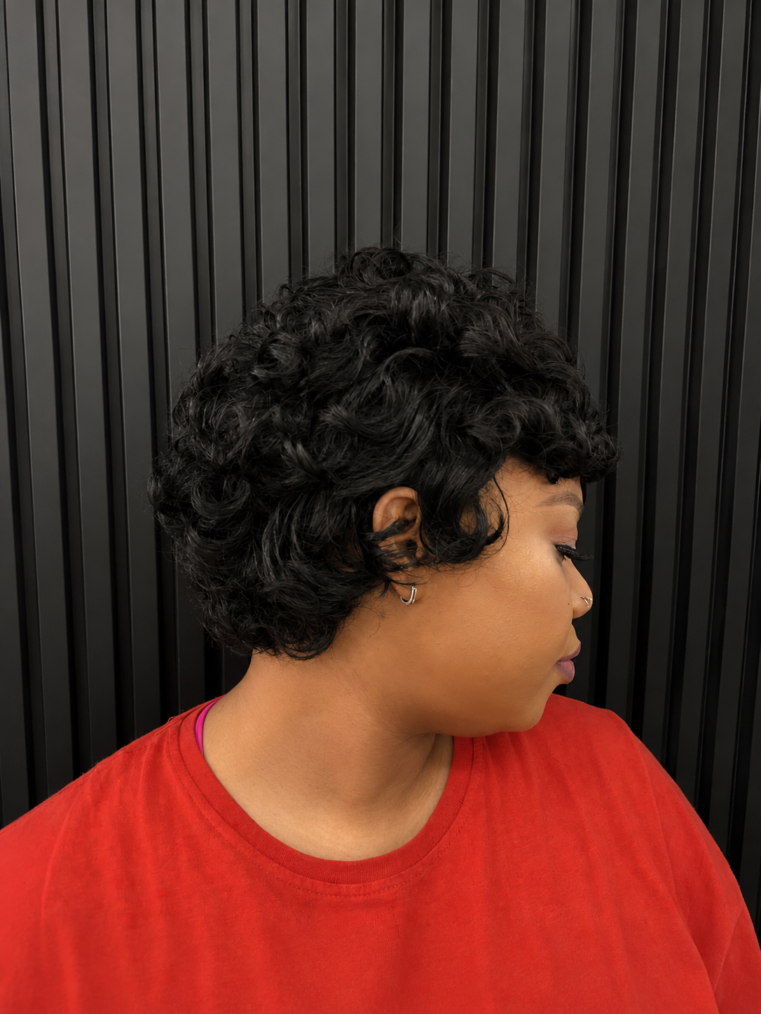 CURLY WEAR & GO PIXIE WIG