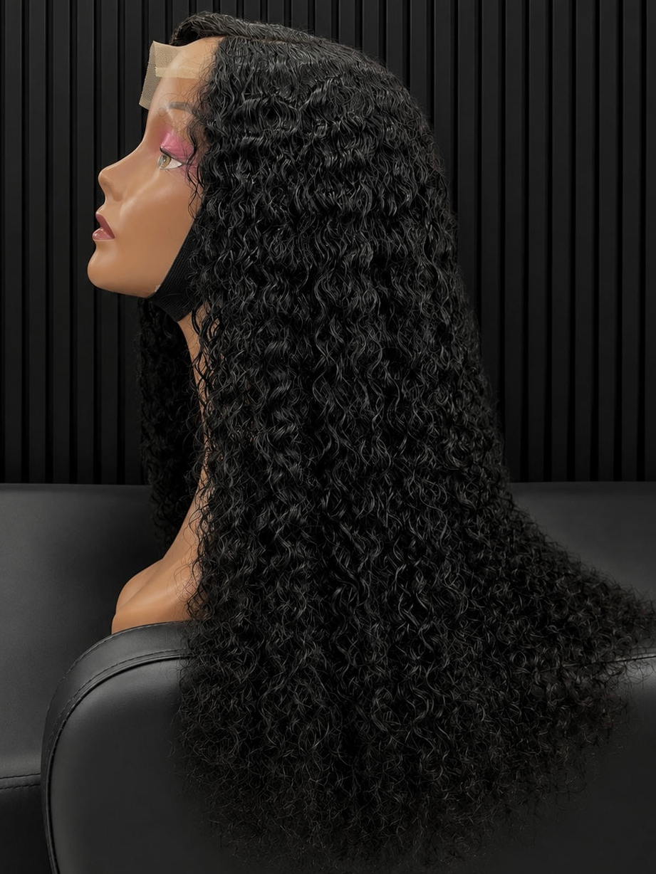 24" 5x5 Glueless Wear & Go Malaysian Deep Curl Lace Wig