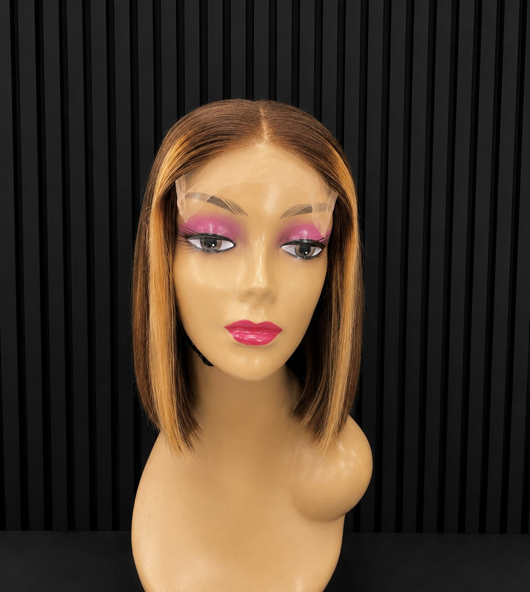 5x5 Raw Single Donor Mixed colour Peruca Bob 10"