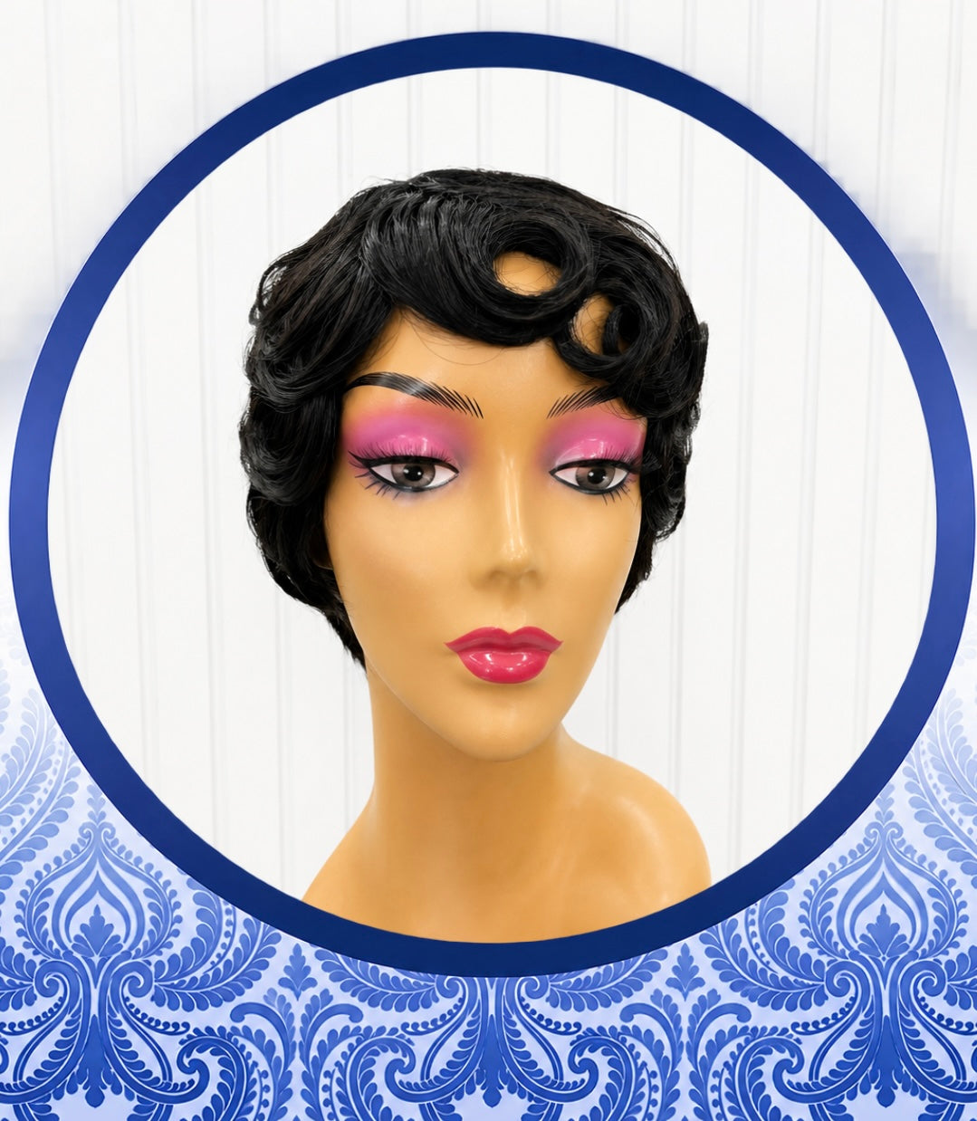 Natural Wavy Short Glueless Black Pixie Wig