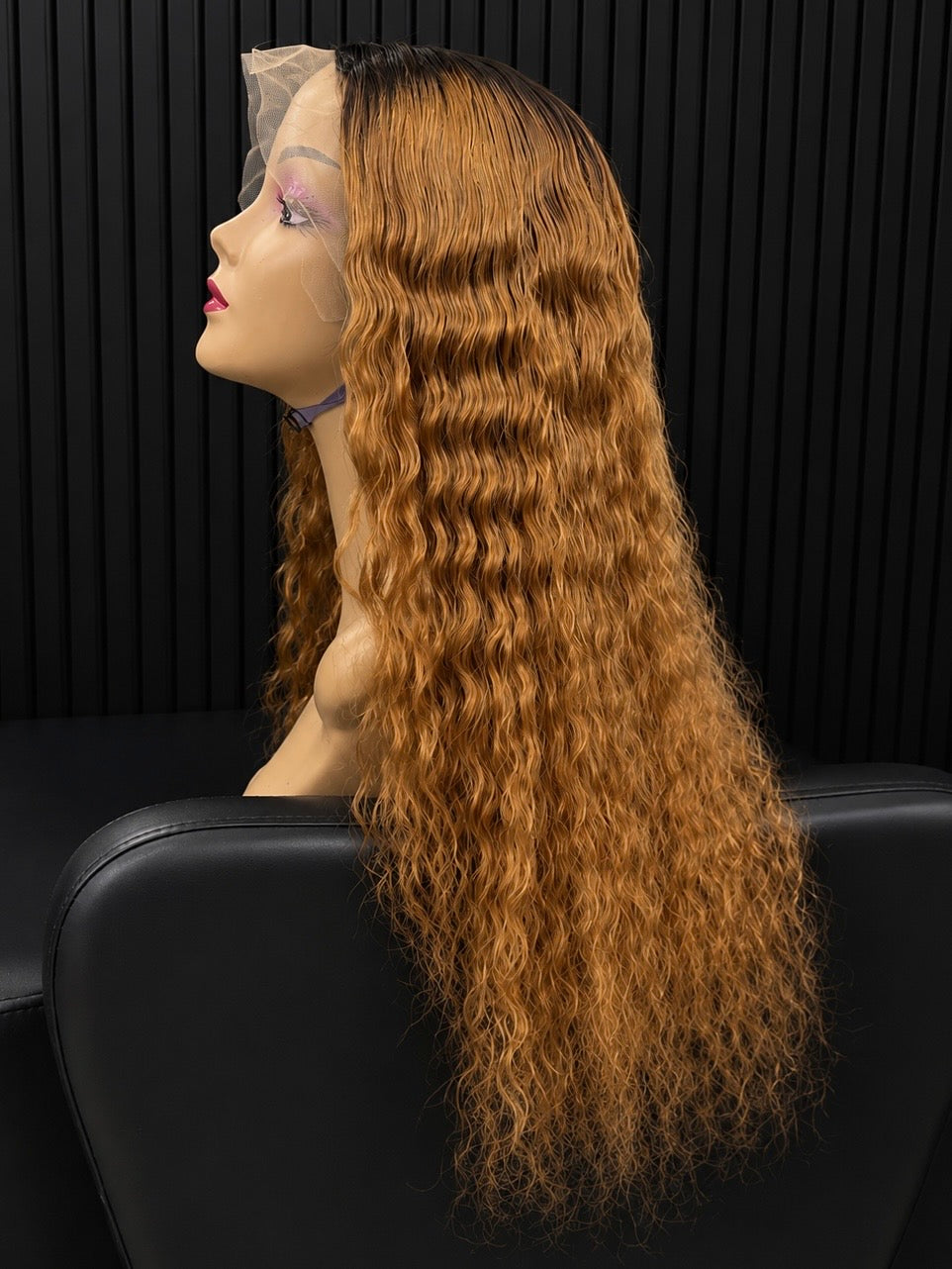 13x4 Malaysian Deep Loose Ombre Curls Wig