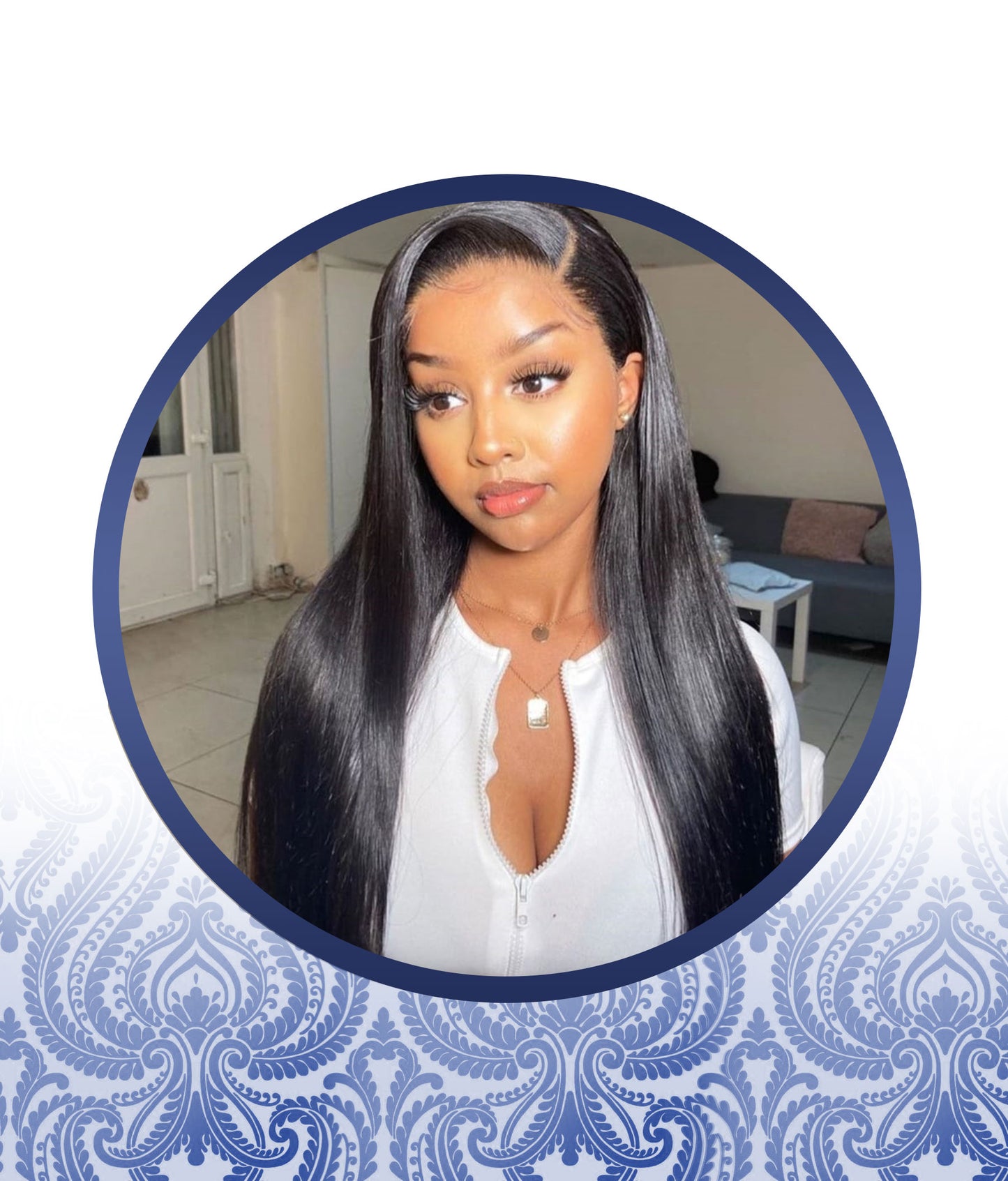 Full Lace Frontal Straight Wig