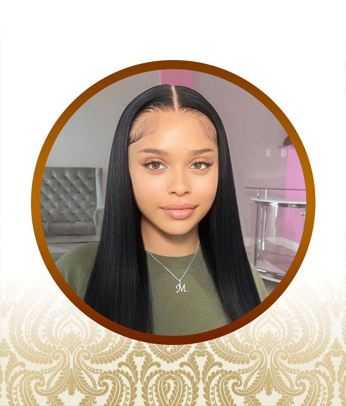 16" Exotic Straight Single-Drawn Full HD Lace Frontal Unit