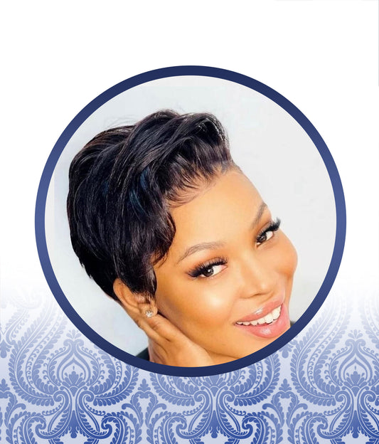 Straight Frontal Styled Pixie