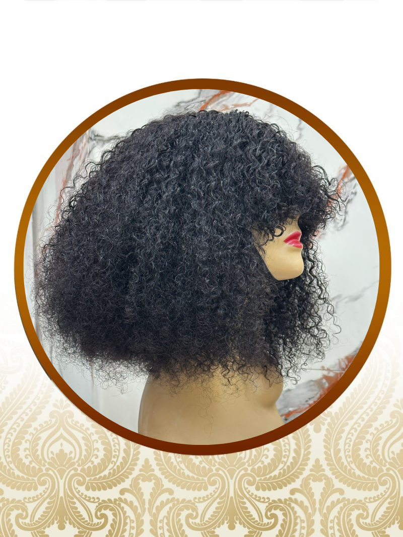 Full bouncing Double Drawn Malaysian Curl Fringe