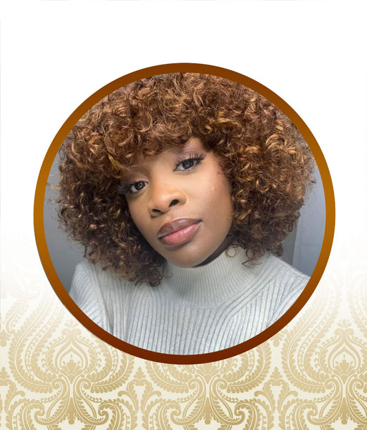 10" Double Drawn Chocolate Mixed Color Glueless Fringe Unit