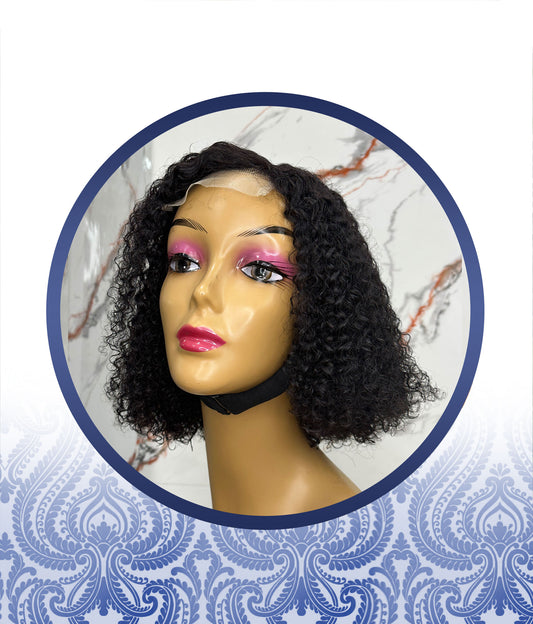 10" 4x4 Side-Part Ready-to-Go Glueless Kinky Bob