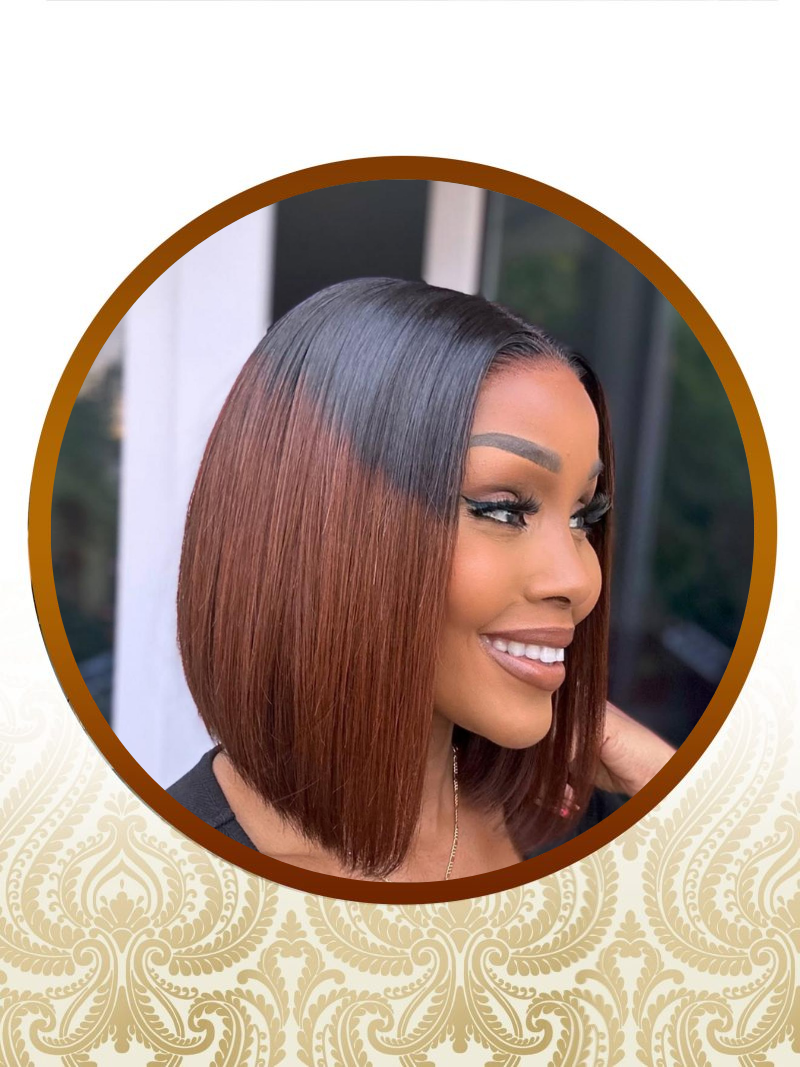 5x5 Ombre Vietnamese Glueless Lace Unit