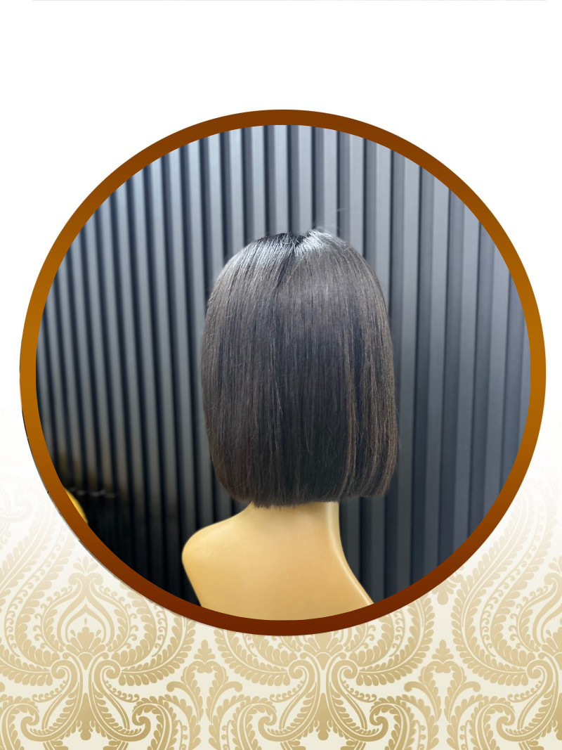 10" Super Single Drawn 13x4 Frontal Lace Bob Unit
