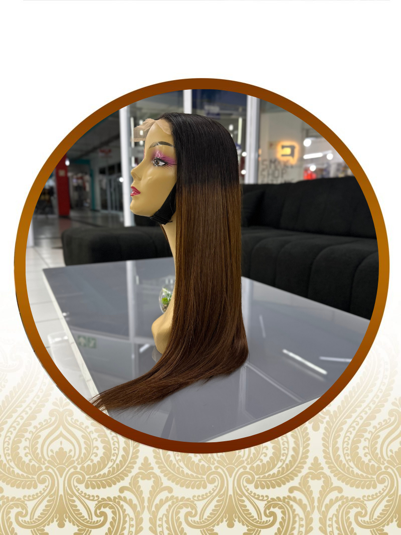 24″ Glueless 5×5 ombre-chocolate brown vietnamese unit
